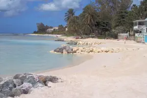 The new beach leads into tranquil ocean pools