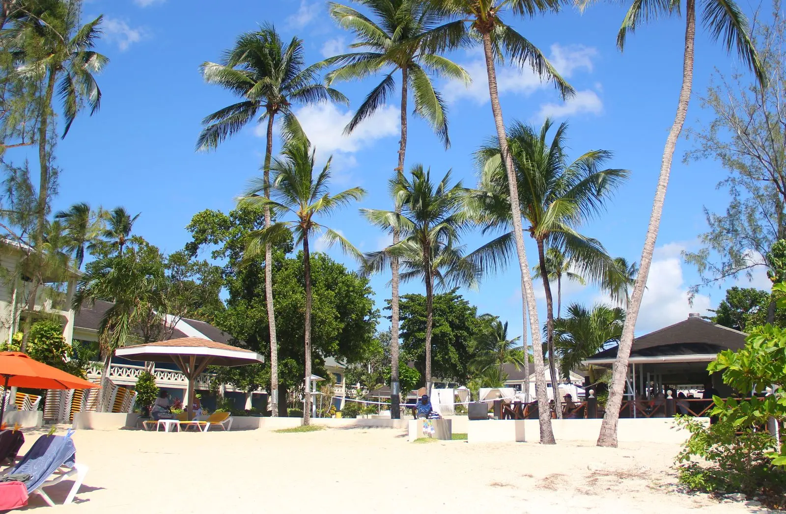 One of the luxury hotels along the boardwalk